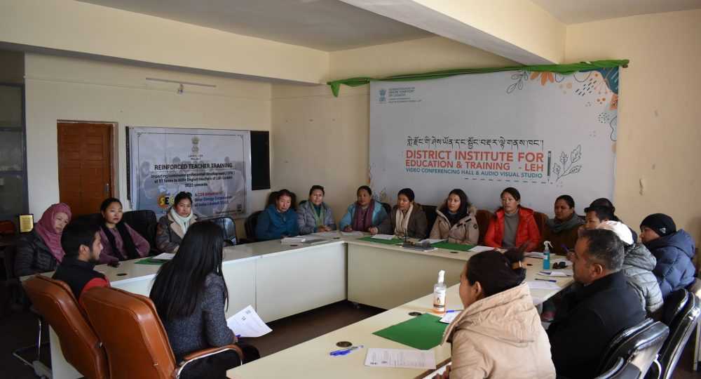 Golden Mile Learning organises Need Analysis session at DIET Leh